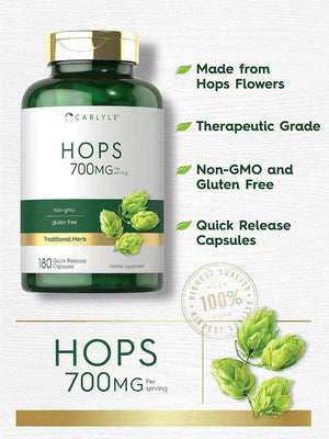 CARLYLE - Carlyle Hops 700Mg. 180 Capsulas - The Red Vitamin MX - Suplementos Alimenticios - {{ shop.shopifyCountryName }}