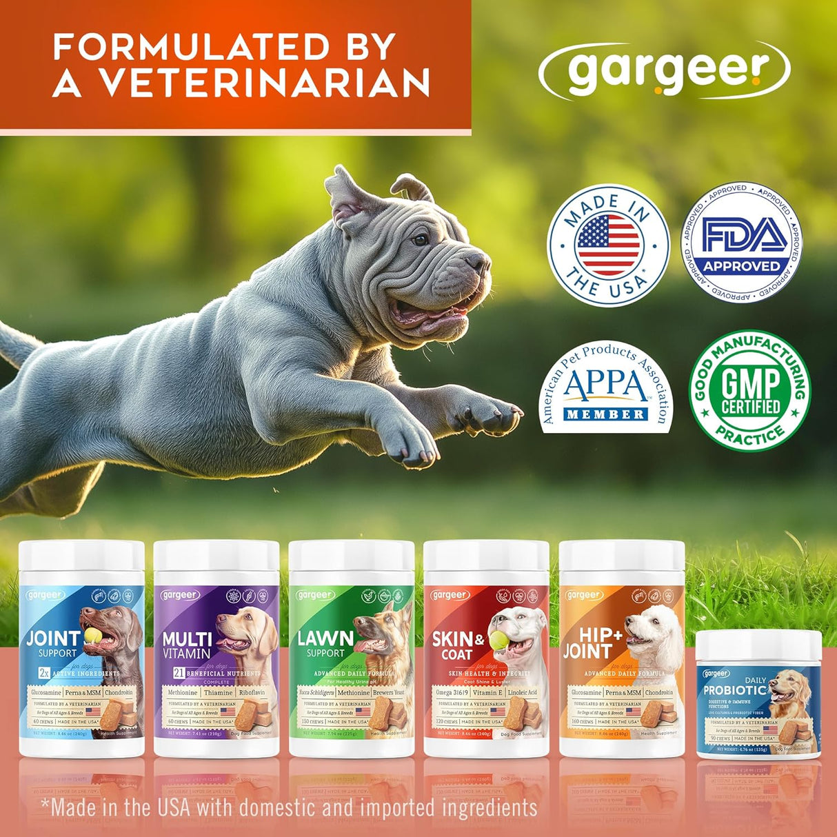 Gargeer Skin & Coat Omega 3-6-9  120 Masticables