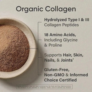 SPORTS RESEARCH - Sports Research­ Organic Collagen Peptides Dark Chocolate 30 Servicios 480Gr. - The Red Vitamin MX - Suplementos Alimenticios - {{ shop.shopifyCountryName }}