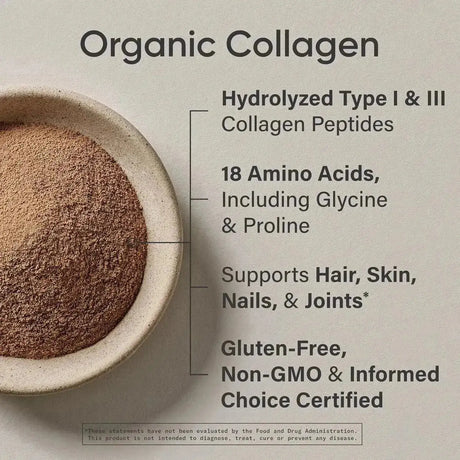 SPORTS RESEARCH - Sports Research­ Organic Collagen Peptides Dark Chocolate 30 Servicios 480Gr. - The Red Vitamin MX - Suplementos Alimenticios - {{ shop.shopifyCountryName }}