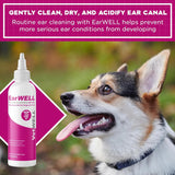 VETWELL - VetWELL Ear Cleaner for Dogs and Cats Sweet Pea Vanilla 8 Fl.Oz. - The Red Vitamin MX - Cuidado Del Oído De Perros - {{ shop.shopifyCountryName }}