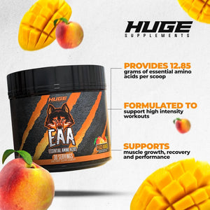 HUGE SUPPLEMENTS - Huge EAA Essential Amino Acids Powder 30 Servicios Peach Mango 497Gr. - The Red Vitamin MX - Suplementos Alimenticios - {{ shop.shopifyCountryName }}