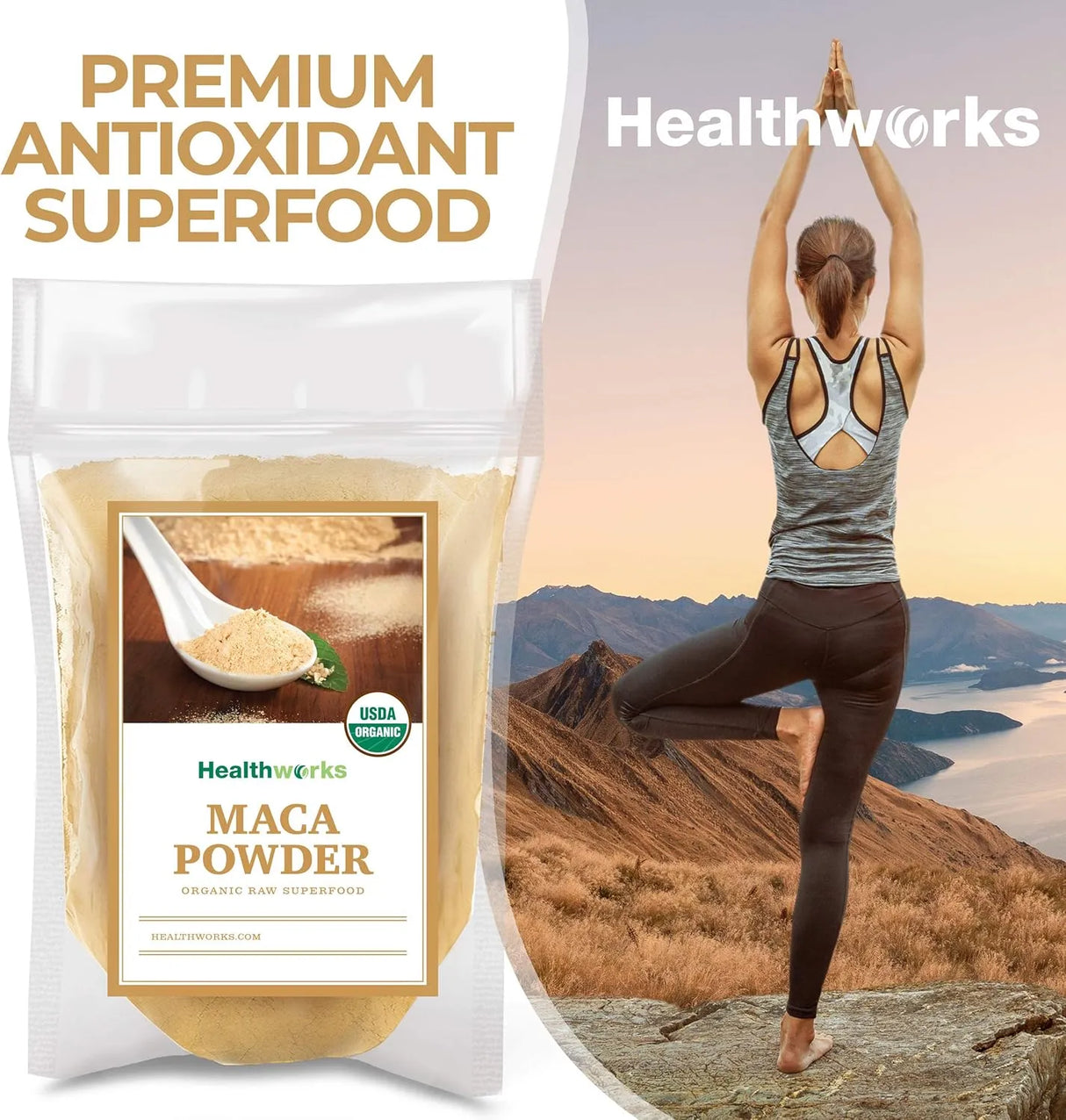 HEALTHWORKS - Healthworks Maca Powder 454Gr. - The Red Vitamin MX - Suplementos Alimenticios - {{ shop.shopifyCountryName }}