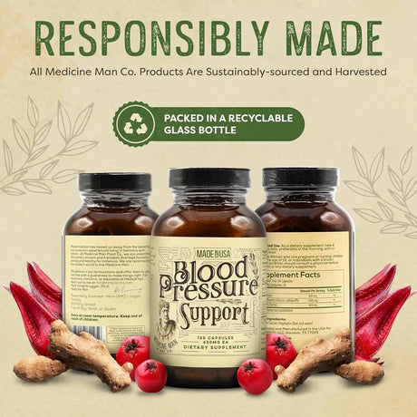 MEDICINE MAN PLANT CO. - Medicine Man Plant Co. Blood Pressure Support 120 Capsulas - The Red Vitamin MX - Suplementos Alimenticios - {{ shop.shopifyCountryName }}
