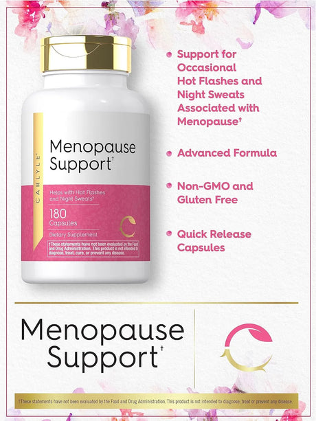 CARLYLE - Carlyle Menopause Supplement for Women 180 Capsulas - The Red Vitamin MX - Suplementos Alimenticios - {{ shop.shopifyCountryName }}