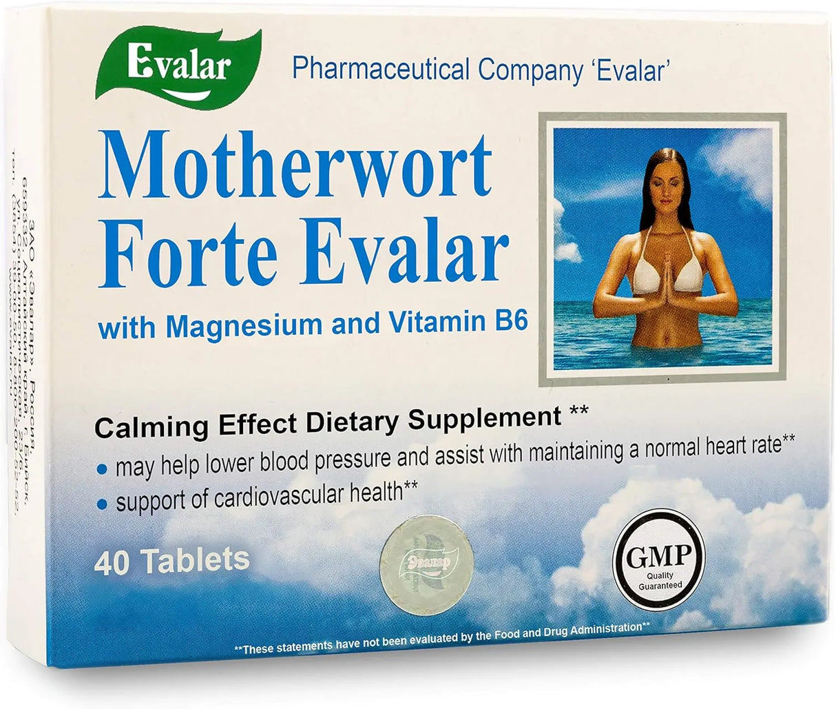 EVALAR - Evalar Motherwort Forte 40 Tabletas - The Red Vitamin MX - Suplementos Alimenticios - {{ shop.shopifyCountryName }}