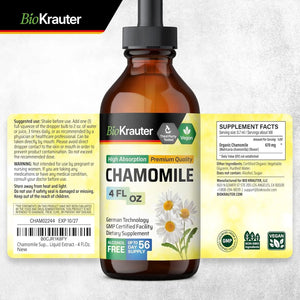 BIOKRAUTER - BIO KRAUTER Chamomile Flowers Tincture 4 Fl.Oz. - The Red Vitamin MX - Suplementos Alimenticios - {{ shop.shopifyCountryName }}