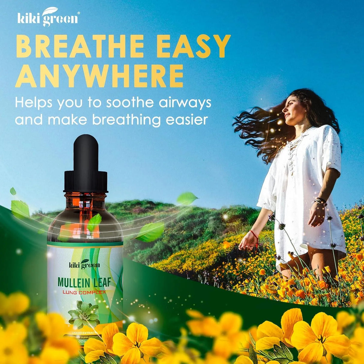 KIKI GREEN - KIKI Green Liquid Mullein Leaf Tincture 2 Fl.Oz. - The Red Vitamin MX - Suplementos Alimenticios - {{ shop.shopifyCountryName }}