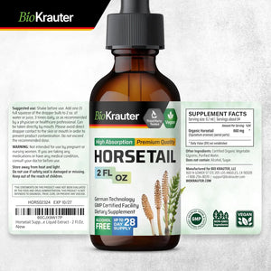 BIOKRAUTER - BIO KRAUTER Horsetail Tincture 2 Fl.Oz. - The Red Vitamin MX - Suplementos Alimenticios - {{ shop.shopifyCountryName }}