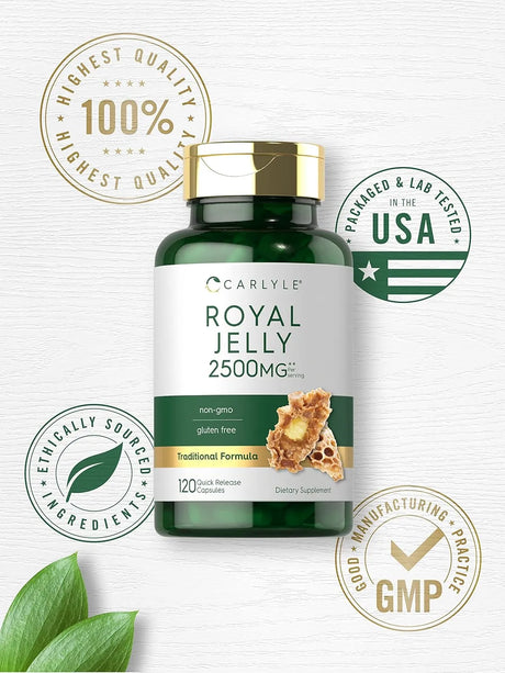 CARLYLE - Carlyle Royal Jelly 2500Mg. 120 Capsulas - The Red Vitamin MX - Suplementos Alimenticios - {{ shop.shopifyCountryName }}