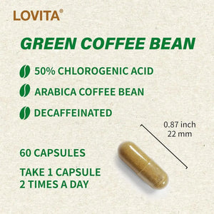 LOVITA - Lovita Green Coffee Bean Extract 1600Mg. 60 Capsulas - The Red Vitamin MX - Suplementos Alimenticios - {{ shop.shopifyCountryName }}