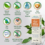ARAVA NATURALS - Arava Natural Ear Mite Treatment for Cats and Dogs 120Ml. - The Red Vitamin MX - Cuidado Del Oído De Perros - {{ shop.shopifyCountryName }}