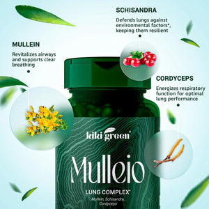 KIKI GREEN - KIKI Green MULLEIO Lung Health 90 Capsulas - The Red Vitamin MX - Suplementos Alimenticios - {{ shop.shopifyCountryName }}