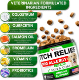 VET PROMISE - Vet Promise Dog Allergy Relief Chews 120 Masticables - The Red Vitamin MX - Remedios Para La Picazón De Perros - {{ shop.shopifyCountryName }}