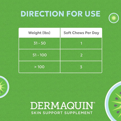 NUTRAMAX - Nutramax Dermaquin Skin Support for Large Dogs 31+ lbs 60 Masticables - The Red Vitamin MX - Remedios Para La Picazón De Perros - {{ shop.shopifyCountryName }}