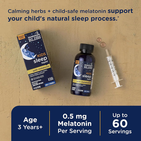 MOMMY'S BLISS - Mommy's Bliss Kids Sleep Liquid with Melatonin & Calming Herbs 4 Fl.Oz. - The Red Vitamin MX - Suplementos Alimenticios - {{ shop.shopifyCountryName }}