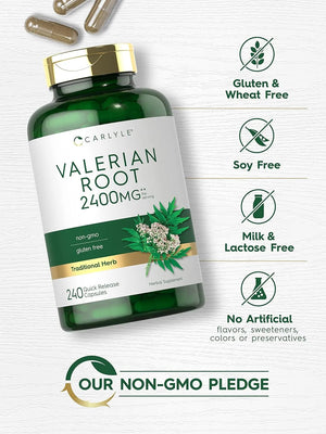 CARLYLE - Carlyle Valerian Root Capsules 2400Mg. 240 Capsulas - The Red Vitamin MX - Suplementos Alimenticios - {{ shop.shopifyCountryName }}