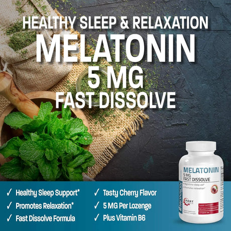 BRONSON - Bronson Melatonin 5Mg. Fast Dissolve Cherry Tablets 360 Tabletas - The Red Vitamin MX - Suplementos Alimenticios - {{ shop.shopifyCountryName }}