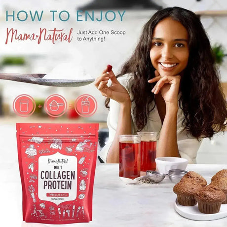 MAMA NATURAL - Mama Natural Multi Collagen Protein Powder 454Gr. - The Red Vitamin MX - Suplementos Alimenticios - {{ shop.shopifyCountryName }}