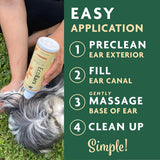 VET ORGANICS - Vet Organics EcoEars Dog Ear Cleaner Solution 8 Fl.Oz. 2 Pack - The Red Vitamin MX - Cuidado Del Oído De Perros - {{ shop.shopifyCountryName }}