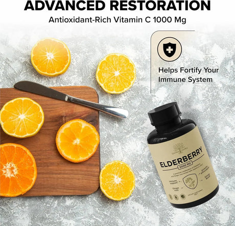 GARDEN OF HERBZ - Garden of Herbz Elderberry with Vitamin C, Zinc & Ginger 60 Capsulas - The Red Vitamin MX - Suplementos Alimenticios - {{ shop.shopifyCountryName }}