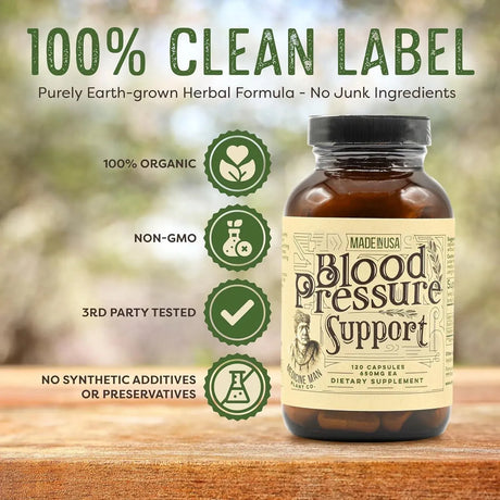 MEDICINE MAN PLANT CO. - Medicine Man Plant Co. Blood Pressure Support 120 Capsulas - The Red Vitamin MX - Suplementos Alimenticios - {{ shop.shopifyCountryName }}