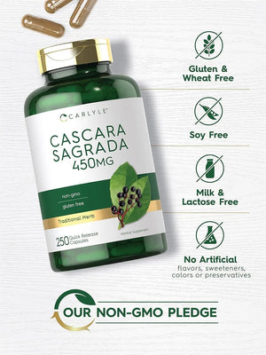 CARLYLE - Carlyle Cascara Sagrada 450Mg. 250 Capsulas - The Red Vitamin MX - Suplementos Alimenticios - {{ shop.shopifyCountryName }}