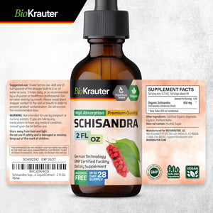 BIOKRAUTER - BIO KRAUTER Schisandra Berry Drops 2 Fl.Oz. - The Red Vitamin MX - Suplementos Alimenticios - {{ shop.shopifyCountryName }}