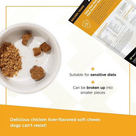 VETRISCIENCE - VetriScience Golden Years Energize and Thrive Complete Daily Multivitamin 60 Masticables - The Red Vitamin MX - Multivitamínicos Para Perros - {{ shop.shopifyCountryName }}