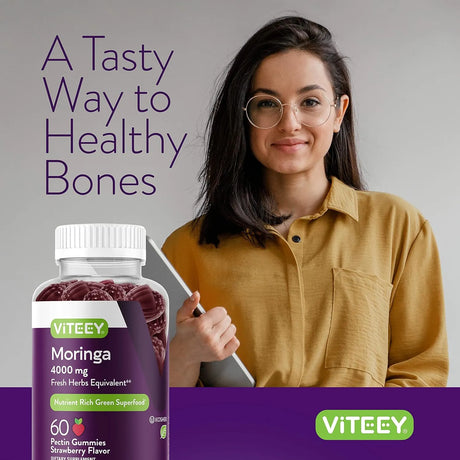 VITEEY - Viteey Moringa Leaf Gummies 4000Mg. 60 Gomitas - The Red Vitamin MX - Suplementos Alimenticios - {{ shop.shopifyCountryName }}