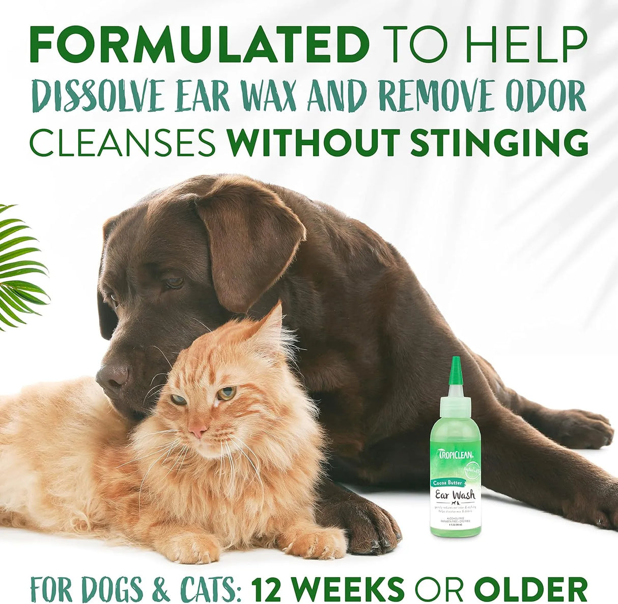 TROPICLEAN - TropiClean Dog Ear Wash 4 Fl.Oz. - The Red Vitamin MX - Cuidado Del Oído De Perros - {{ shop.shopifyCountryName }}