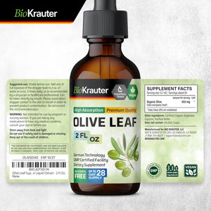 BIOKRAUTER - BIO KRAUTER Olive Leaf Extract Liquid 2 Fl.Oz. - The Red Vitamin MX - Suplementos Alimenticios - {{ shop.shopifyCountryName }}