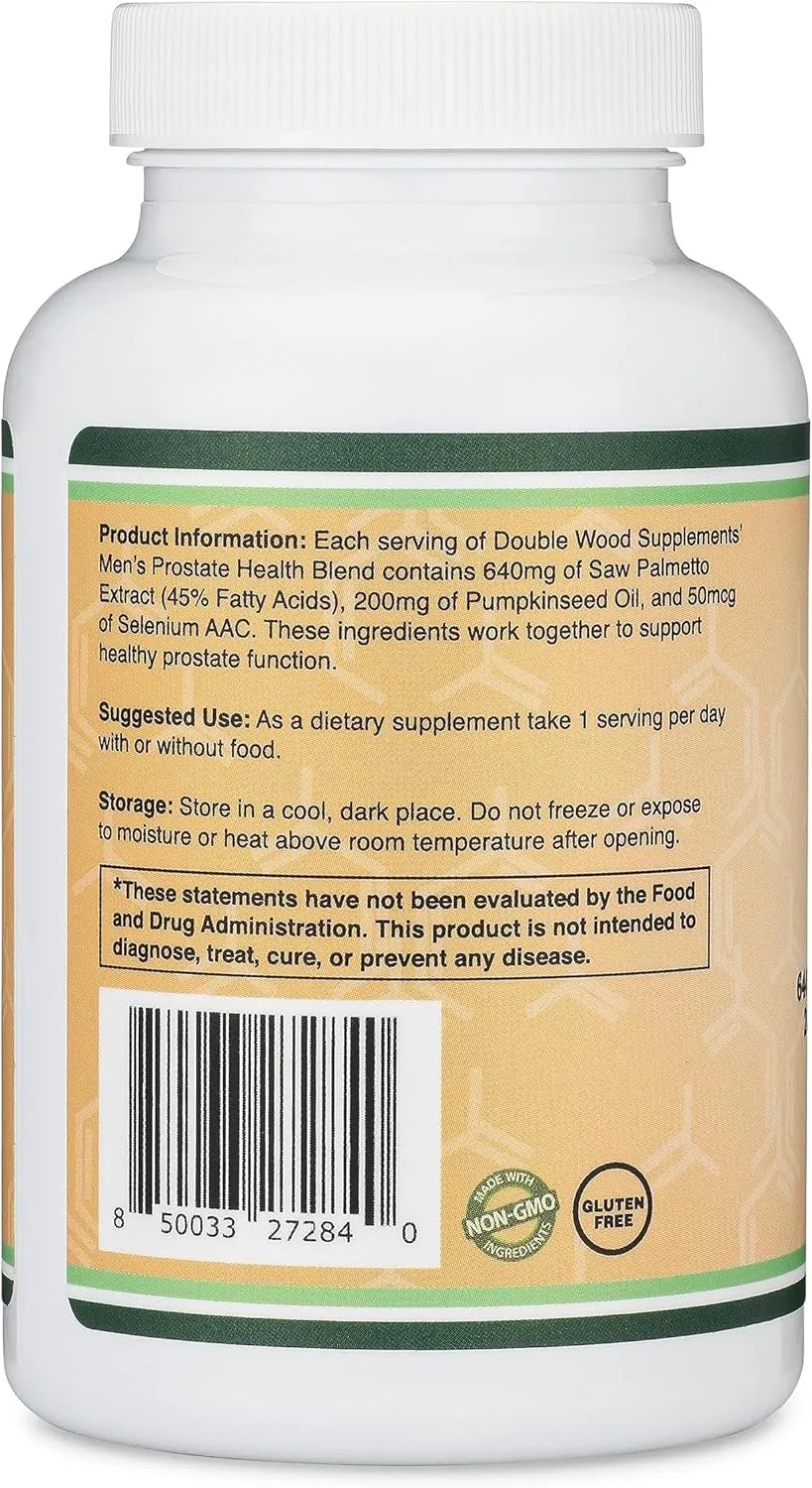 DOUBLE WOOD SUPPLEMENTS - Double Wood Supplements Prostate Support 120 Capsulas - The Red Vitamin MX - Suplementos Alimenticios - {{ shop.shopifyCountryName }}