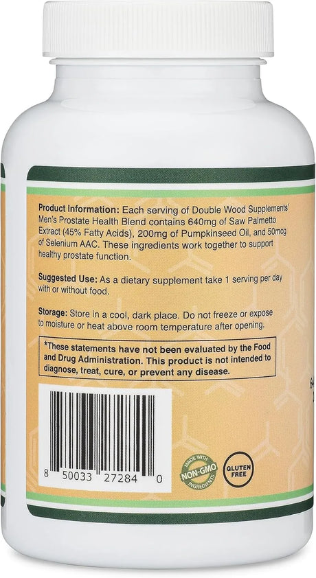 DOUBLE WOOD SUPPLEMENTS - Double Wood Supplements Prostate Support 120 Capsulas - The Red Vitamin MX - Suplementos Alimenticios - {{ shop.shopifyCountryName }}