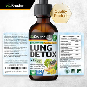 BIOKRAUTER - Bio Krauter Lung Detox Tincture 2 Fl.Oz. - The Red Vitamin MX - Suplementos Alimenticios - {{ shop.shopifyCountryName }}