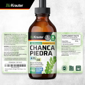 BIOKRAUTER - BIO KRAUTER Chanca Piedra Tincture 4 Fl.Oz. - The Red Vitamin MX - Suplementos Alimenticios - {{ shop.shopifyCountryName }}