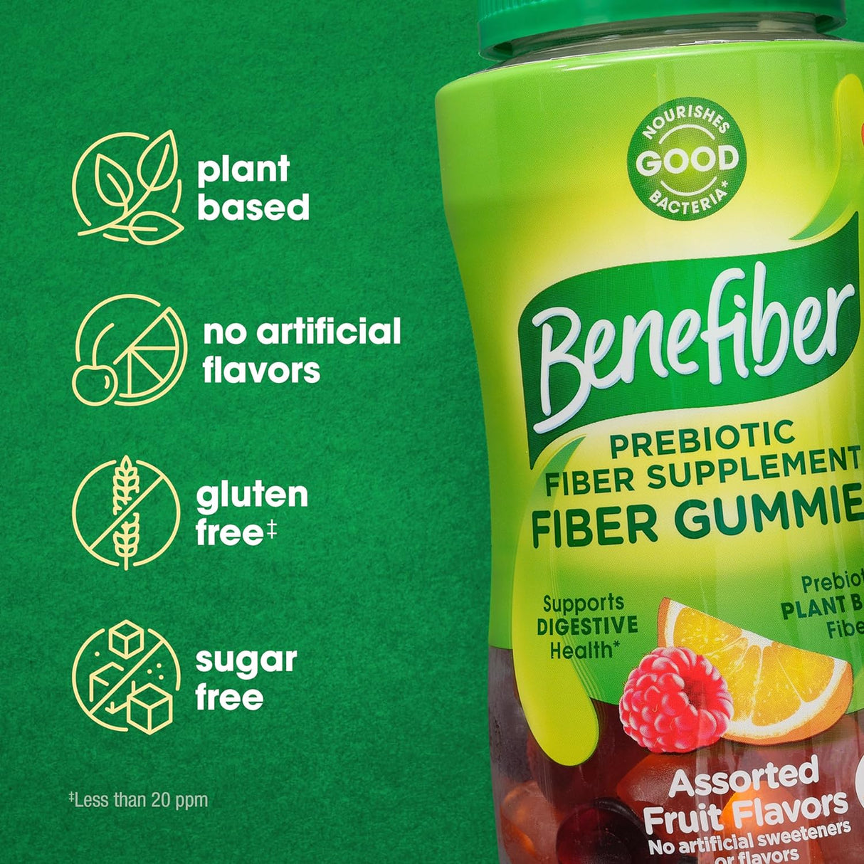 Benefiber Prebiotic Fiber Supplement Gummies 81 Gomitas