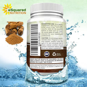 ASQUARED NUTRITION - aSquared Nutrition Natural Ceylon Cinnamon 1200Mg. 120 Capsulas - The Red Vitamin MX - Suplementos Alimenticios - {{ shop.shopifyCountryName }}