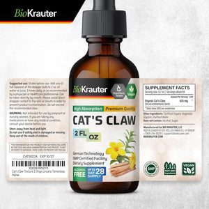 BIOKRAUTER - BIO KRAUTER Cats Claw Herbal Liquid Extract 2 Fl.Oz. - The Red Vitamin MX - Suplementos Alimenticios - {{ shop.shopifyCountryName }}