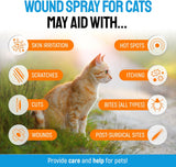 SILVER GRADE Cat Wound Care Spray with Silver 4 Fl.Oz.