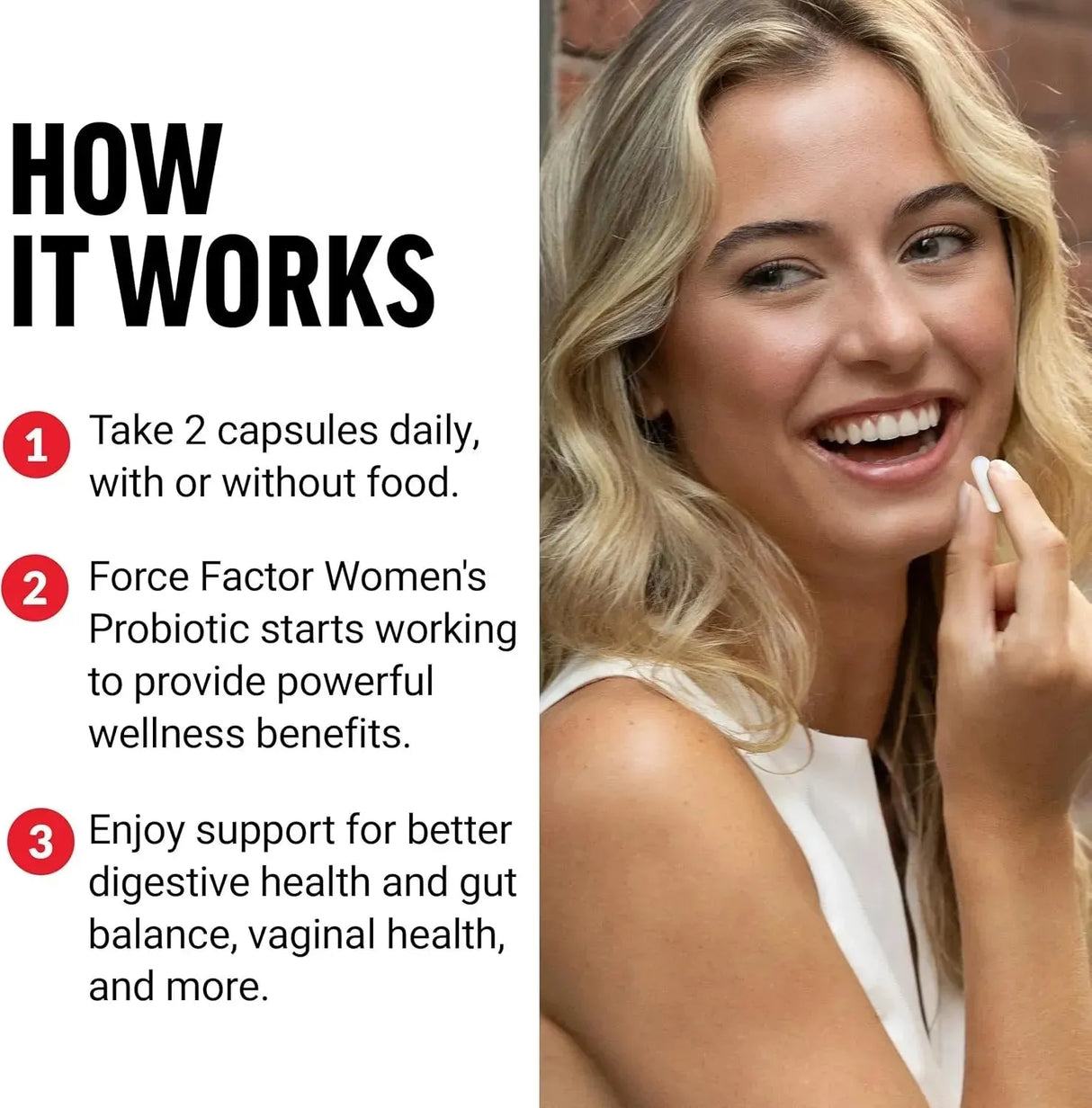 FORCE FACTOR - FORCE FACTOR Probiotic for Women 50 Billion CFU 60 Capsulas - The Red Vitamin MX - Suplementos Alimenticios - {{ shop.shopifyCountryName }}