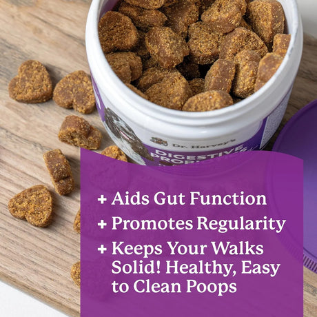 DR. HARVEY'S - Dr. Harvey's Digestive Probiotic Soft Chews for Dogs 90 Masticables - The Red Vitamin MX - Probióticos Para Perros - {{ shop.shopifyCountryName }}