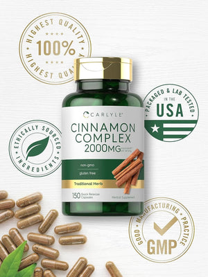 CARLYLE - Carlyle Ceylon Cinnamon Complex with Gymnema and Mulberry 150 Capsulas - The Red Vitamin MX - Suplementos Alimenticios - {{ shop.shopifyCountryName }}