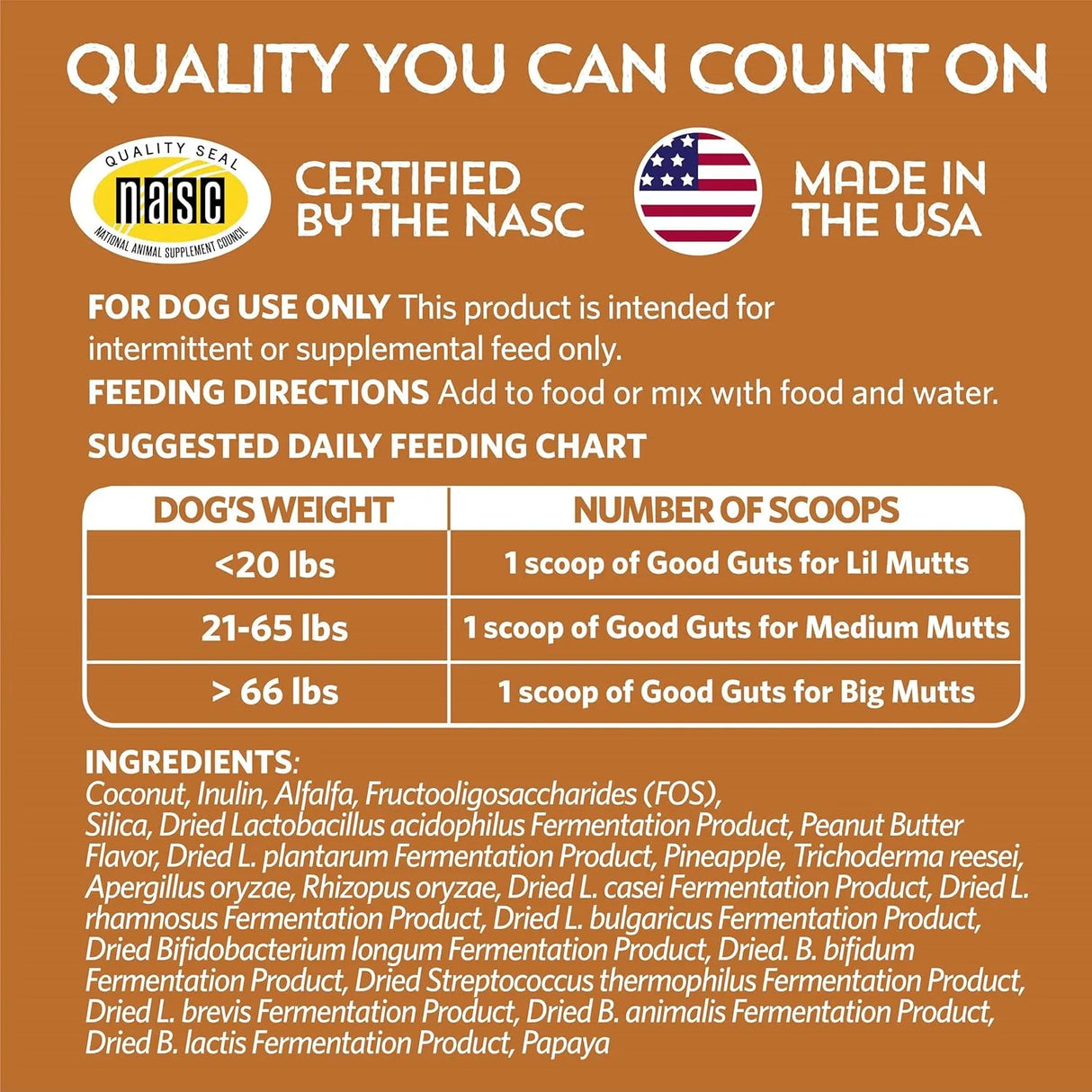 FIDOBIOTICS - Fidobiotics Good Guts for Medium Mutts Probiotic for Dogs 30 Dias - The Red Vitamin MX - Probióticos Para Perros - {{ shop.shopifyCountryName }}
