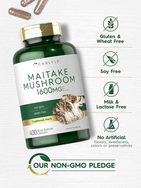 CARLYLE - Carlyle Maitake Mushroom 1600Mg. 400 Capsulas - The Red Vitamin MX - Suplementos Alimenticios - {{ shop.shopifyCountryName }}