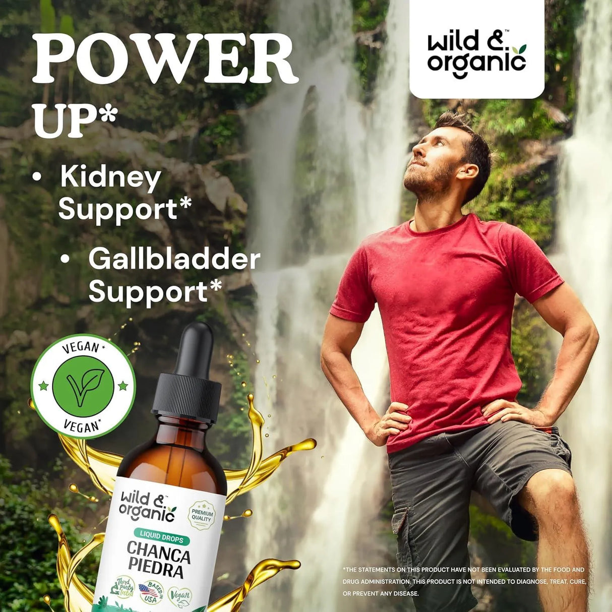 WILD & ORGANIC - Wild & Organic Stone Breaker Chanca Piedra Liquid Extract 2 Fl.Oz. - The Red Vitamin MX - Suplementos Alimenticios - {{ shop.shopifyCountryName }}