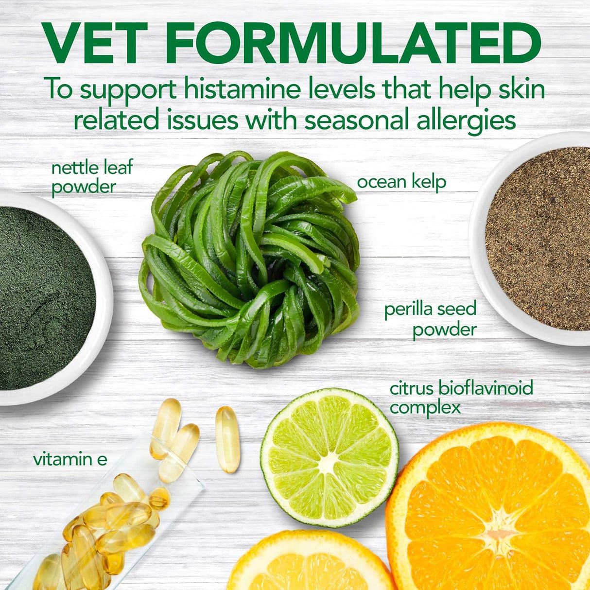 Vet's Best Seasonal Allergy Relief Soft Chews for Dogs 30 Masticables