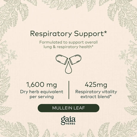GAIA HERBS - Gaia Herbs Mighty Lungs 60 Capsulas - The Red Vitamin MX - Suplementos Alimenticios - {{ shop.shopifyCountryName }}