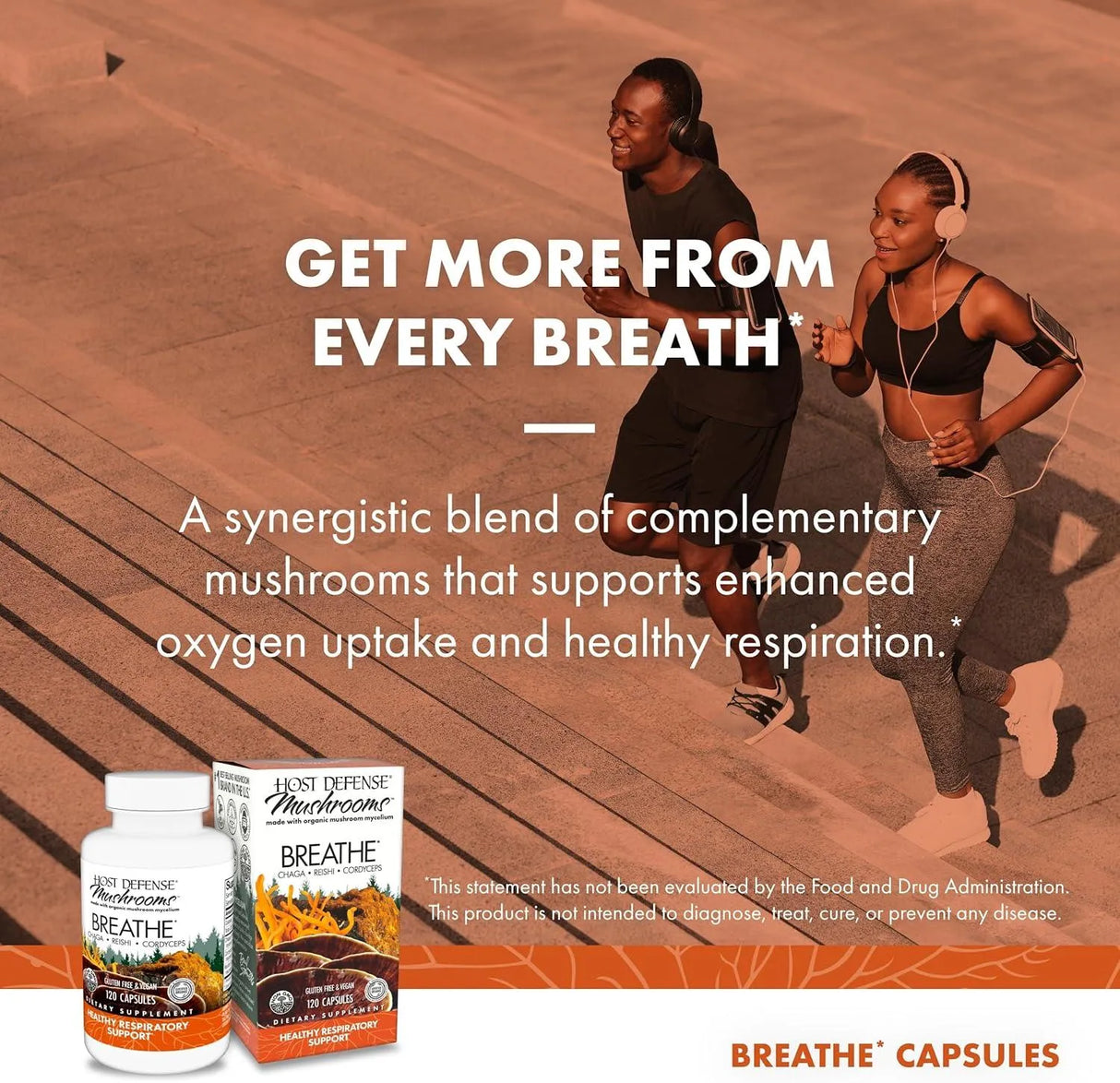 HOST DEFENSE - Host Defense Breathe Immune & Respiratory Support 120 Capsulas - The Red Vitamin MX - Suplementos Alimenticios - {{ shop.shopifyCountryName }}