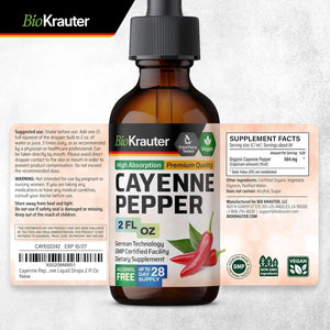 BIOKRAUTER - BIO KRAUTER Cayenne Pepper Tincture 2 Fl.Oz. - The Red Vitamin MX - Suplementos Alimenticios - {{ shop.shopifyCountryName }}